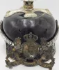 Bavarian Silver Chevau-Leger Officers Pickelhaube with Haarbush Visuel 13